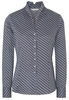 ETERNA LANGE MOUW BLOUSE MODERN CLASSIC MARINE / WIT PRINT