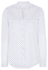 ETERNA LANGE MOUW BLOUSE MODERN CLASSIC MARINEBLAUW PRINT