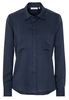 ETERNA LANGE MOUW BLOUSE MODERN CLASSIC MARINEBLAUW UNI