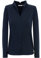 ETERNA LANGE MOUW BLOUSE MODERN CLASSIC MARINEBLAUW UNI