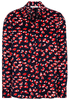 ETERNA LANGE MOUW BLOUSE MODERN CLASSIC NAVY / ROOD PRINT