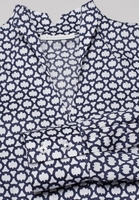 ETERNA LANGE MOUW BLOUSE MODERN CLASSIC NAVY / WIT PRINT