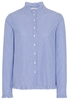 ETERNA LANGE MOUW BLOUSE MODERN CLASSIC POPELINE BLAUW / WIT GESTREEPT