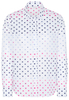 ETERNA LANGE MOUW BLOUSE MODERN CLASSIC POPELINE ROZE / BLAUW PRINT