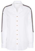 ETERNA LANGE MOUW BLOUSE MODERN CLASSIC POPELINE WIT UNI