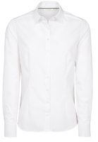 ETERNA LANGE MOUW BLOUSE MODERN CLASSIC POPELINE WIT UNI