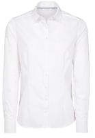 ETERNA LANGE MOUW BLOUSE MODERN CLASSIC POPELINE WIT UNI