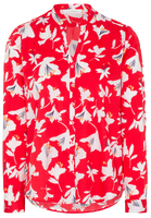 ETERNA LANGE MOUW BLOUSE MODERN CLASSIC ROOD / WIT PRINT