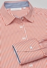 ETERNA LANGE MOUW BLOUSE MODERN CLASSIC ROOD GESTREEPT