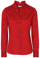 ETERNA LANGE MOUW BLOUSE MODERN CLASSIC ROOD PRINT