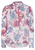 ETERNA LANGE MOUW BLOUSE MODERN CLASSIC ROSE / BLEU PRINT