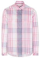ETERNA LANGE MOUW BLOUSE MODERN CLASSIC ROZE / BLAUW / WIT GERUIT