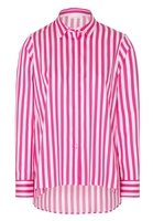 ETERNA LANGE MOUW BLOUSE MODERN CLASSIC ROZE / WIT GESTREEPT
