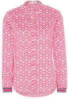 ETERNA LANGE MOUW BLOUSE MODERN CLASSIC ROZE / WIT PRINT