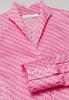 ETERNA LANGE MOUW BLOUSE MODERN CLASSIC ROZE / WIT PRINT