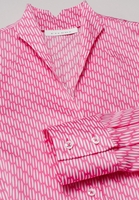 ETERNA LANGE MOUW BLOUSE MODERN CLASSIC ROZE / WIT PRINT