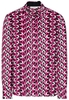 ETERNA LANGE MOUW BLOUSE MODERN CLASSIC ROZE / ZWART / WIT PRINT