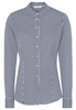 ETERNA LANGE MOUW BLOUSE MODERN CLASSIC SLIM FIT JERSEY MARINEBLAUW