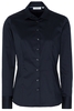 ETERNA LANGE MOUW BLOUSE MODERN CLASSIC SLIM FIT MARINEBLAUW UNI