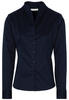 ETERNA LANGE MOUW BLOUSE MODERN CLASSIC SLIM FIT MARINEBLAUW UNI