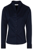 ETERNA LANGE MOUW BLOUSE MODERN CLASSIC SLIM FIT MARINEBLAUW UNI