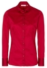 ETERNA LANGE MOUW BLOUSE MODERN CLASSIC SLIM FIT ROOD UNI