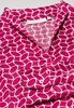 ETERNA LANGE MOUW BLOUSE MODERN CLASSIC SLIM FIT ROZE / WIT PRINT