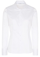ETERNA LANGE MOUW BLOUSE MODERN CLASSIC SLIM FIT WIT UNI