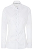 ETERNA LANGE MOUW BLOUSE MODERN CLASSIC SLIM FIT WIT UNI