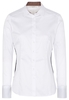 ETERNA LANGE MOUW BLOUSE MODERN CLASSIC SLIM FIT WIT UNI