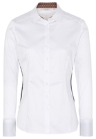 ETERNA LANGE MOUW BLOUSE MODERN CLASSIC SLIM FIT WIT UNI