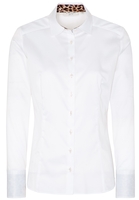 ETERNA LANGE MOUW BLOUSE MODERN CLASSIC SLIM FIT WIT UNI