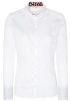 ETERNA LANGE MOUW BLOUSE MODERN CLASSIC SLIM FIT WIT UNI