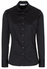 ETERNA LANGE MOUW BLOUSE MODERN CLASSIC SLIM FIT ZWART UNI