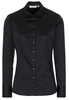 ETERNA LANGE MOUW BLOUSE MODERN CLASSIC SLIM FIT ZWART UNI
