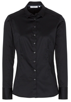 ETERNA LANGE MOUW BLOUSE MODERN CLASSIC SLIM FIT ZWART UNI