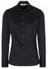 ETERNA LANGE MOUW BLOUSE MODERN CLASSIC SLIM FIT ZWART UNI