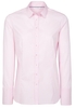 ETERNA LANGE MOUW BLOUSE MODERN CLASSIC STRETCH ROSE / WIT GESTREEPT