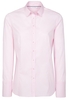 ETERNA LANGE MOUW BLOUSE MODERN CLASSIC STRETCH ROSE / WIT GESTREEPT