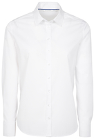 ETERNA LANGE MOUW BLOUSE MODERN CLASSIC STRETCH WIT UNI