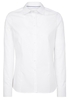ETERNA LANGE MOUW BLOUSE MODERN CLASSIC STRETCH WIT UNI