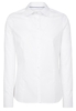 ETERNA LANGE MOUW BLOUSE MODERN CLASSIC STRETCH WIT UNI
