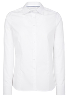 ETERNA LANGE MOUW BLOUSE MODERN CLASSIC STRETCH WIT UNI