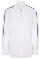 ETERNA LANGE MOUW BLOUSE MODERN CLASSIC STRETCH WIT UNI