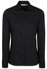 ETERNA LANGE MOUW BLOUSE MODERN CLASSIC STRETCH ZWART UNI