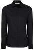 ETERNA LANGE MOUW BLOUSE MODERN CLASSIC STRETCH ZWART UNI