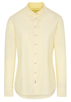 ETERNA LANGE MOUW BLOUSE MODERN CLASSIC UPCYCLING SHIRT OXFORD GEEL