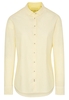ETERNA LANGE MOUW BLOUSE MODERN CLASSIC UPCYCLING SHIRT OXFORD GEEL