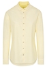 ETERNA LANGE MOUW BLOUSE MODERN CLASSIC UPCYCLING SHIRT OXFORD GEEL