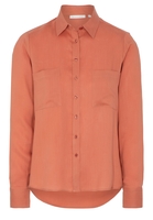 ETERNA LANGE MOUW BLOUSE MODERN CLASSIC ZALMKLEURIG UNI